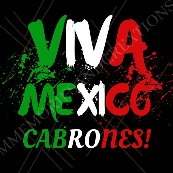 Viva Mexico  PNG BLACK BACKGROUND