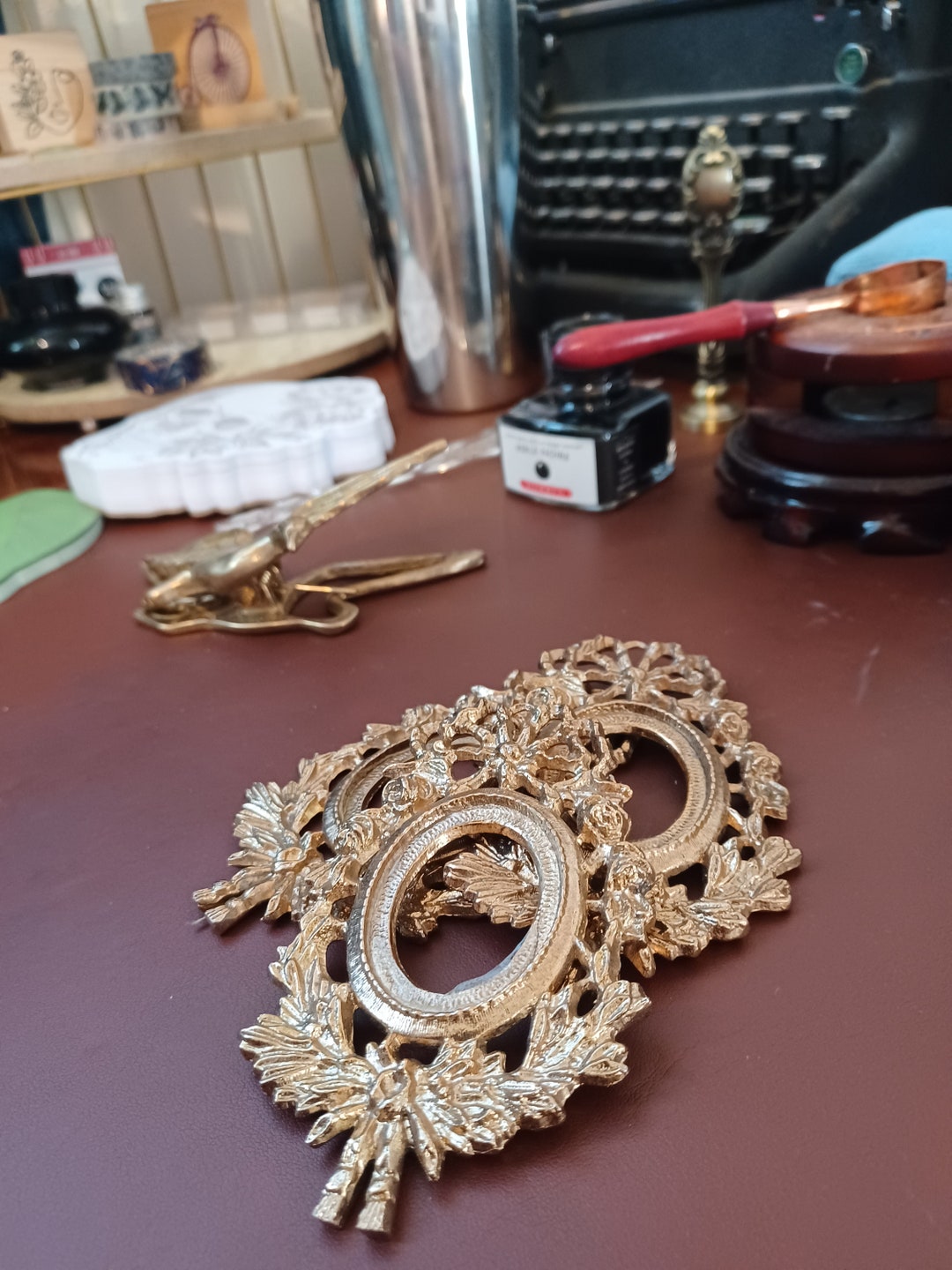 Set of 3 Small Gold Frames Coquette Dark Academia Romantic Etsy