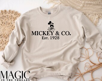 Vintage Crewneck Mickey & Co. Est. 1928
