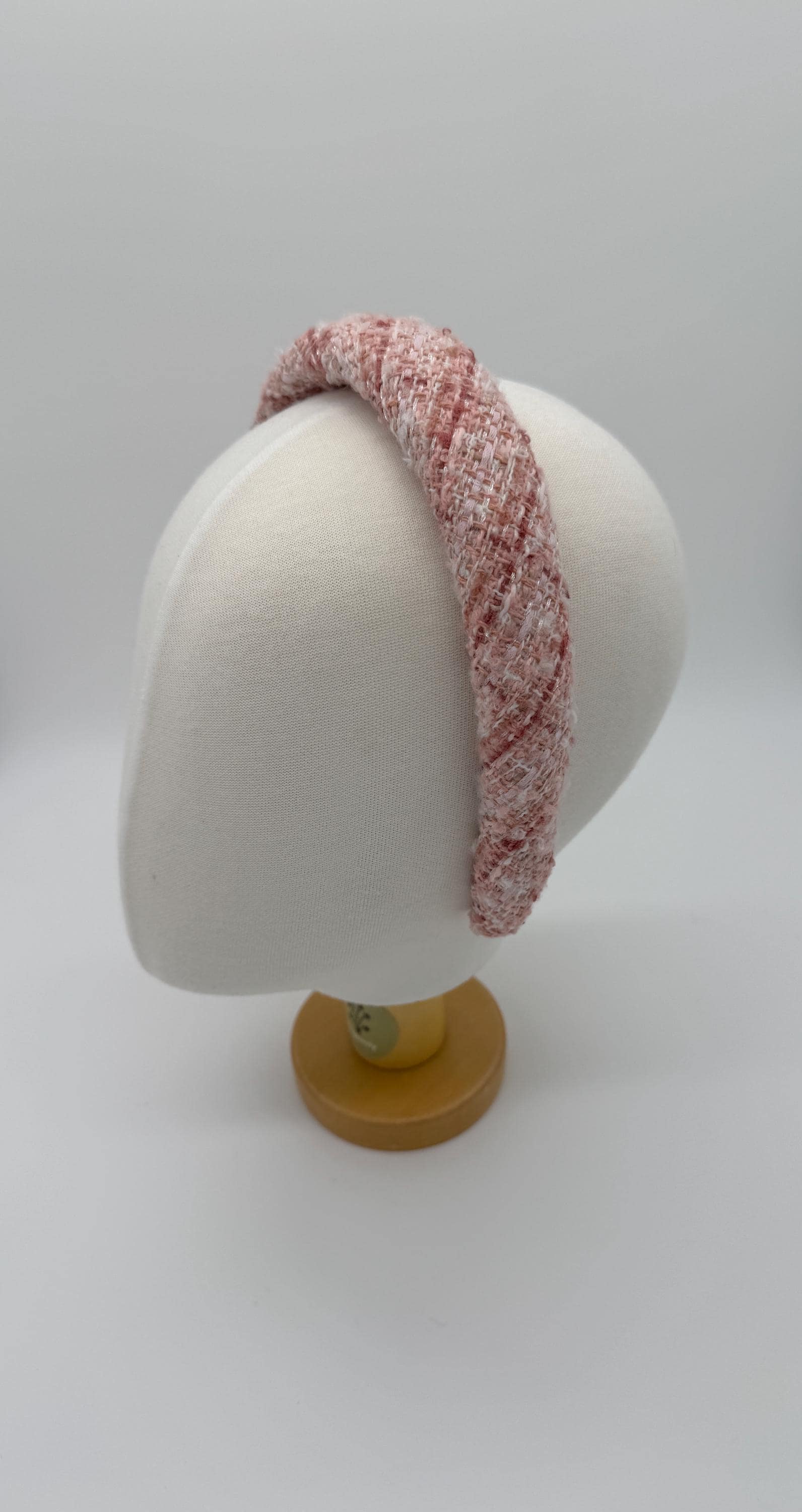 Minime Paris, Handmade Pink and Black Tweed Headband Amazon.com : FROG SAC 2 Beaded Headbands for Women, Pink  main image 3