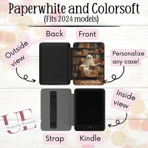 Pink Dragon Kindle Paperwhite 7" Case: Fantasy Book Lover Gift image 5
