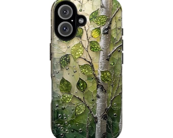 Birch Aspen Tree Phone Case