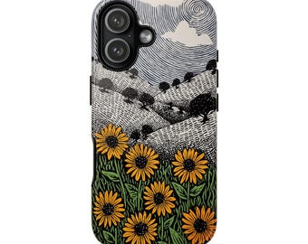 Sunflower Fields Phone Case | for iPhone, Samsung, Pixel