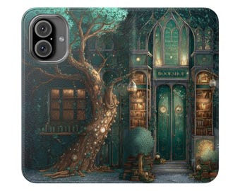 Elven Bookshop Wallet Phone Case
