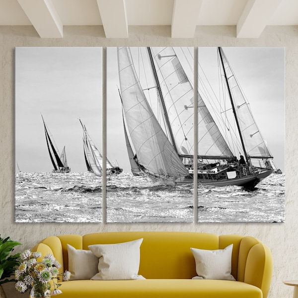 Sailboat Wall Art Etsy