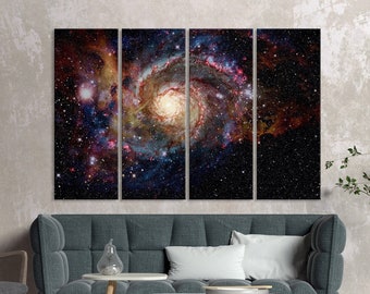 Space Canvas Art, Universe Canvas Art, The Milky Way Galaxy, Canvas Wall Art, Iconic Wall Art, Space Canvas, NASA Photography Wall Art, NASA