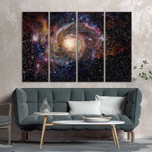 Space Canvas Art, Universe Canvas Art, The Milky Way Galaxy, Canvas Wall Art, Iconic Wall Art, Space Canvas, NASA Photography Wall Art, NASA