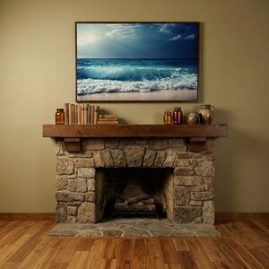 Ocean Wave Canvas Print: Nautical Sea Landscape Wall Art (Ready to Hang) image 19