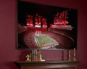 Canvasafdruk Ohio Stadium, Ohio State Football Wall Art, klaar om op te hangen woondecoratie