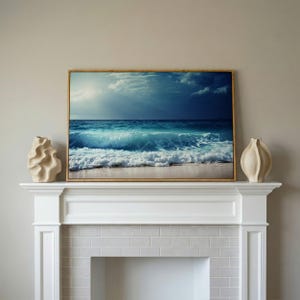 Ocean Wave Canvas Print: Nautical Sea Landscape Wall Art (Ready to Hang) image 18
