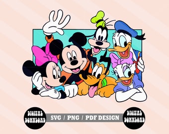 ぬいぐるみのキャラクター、デイジー、ドナルド、アヒル、ミニー