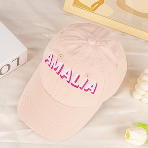 Personalized Embroidered Kids Baseball Hat: Custom Name Cap