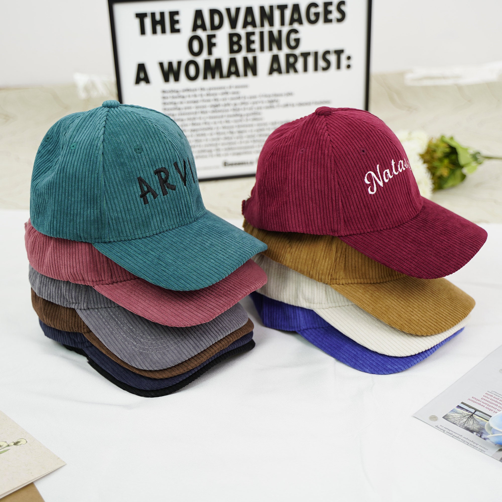 未使用 CAPTAINS HELM CH LOGO CORDUROY CAP CAPTAINS HELMの新作CH LOGO CORDUROY CAP入荷