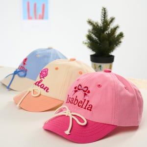 Custom Embroidered Kids Baseball Cap: Personalized Summer Sun Hat