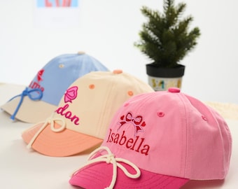 Custom Embroidered Kids Baseball Cap: Personalized Summer Sun Hat