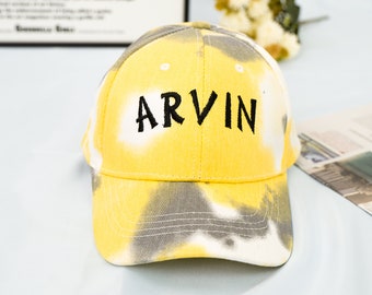 Personalized Baseball Cap: Embroidered Initials, Unisex Adult Ball Cap