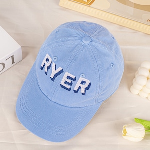 Personalized Kids Baseball Cap: Embroidered Initial Hat (2-6 Years)
