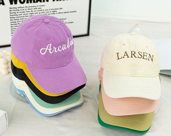 Personalized Kids Baseball Cap: Custom Embroidery Initial Summer Hat