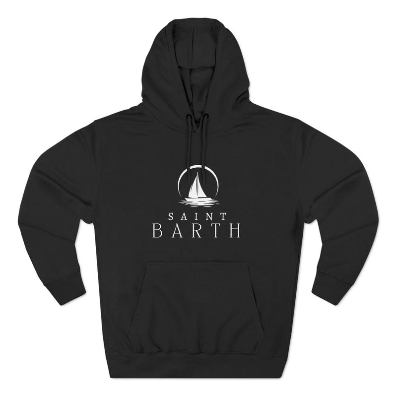 SAINT BARTHS | Sudadera con capucha de polar de tres paneles imagen 2
