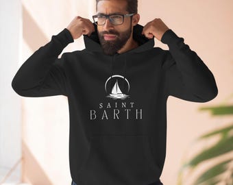 SAINT BARTHS | Three-Panel Fleece Hoodie