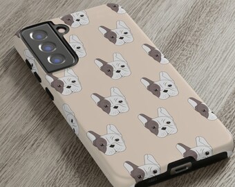 Etui na telefon Frenchie, słodkie etui na telefon z psem, estetyczne etui na psa, iPhone 14, iPhone 13, iPhone 12, Samsung Galaxy S23, Samsung Galaxy S22, Pixel