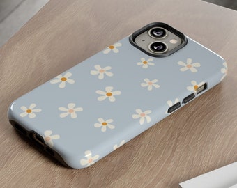 Estuche para teléfono con flores / Estuche para teléfono en colores pastel / Estuches para teléfono resistentes / iPhone 14, iPhone 11, iPhone 12, iPhone 13, Iphone Xr, Iphone Xs, Iphone Xs Max