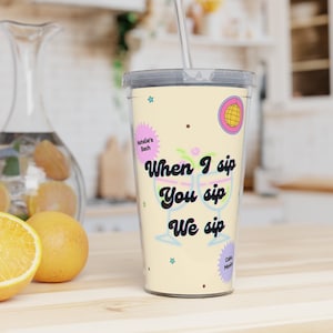 Personalized Tumbler, Bridesmaid Gift, Bachelorette Party Favor, Bridesmaid Proposal, Wedding Cups, Tumbler with Straw, Cute Tumbler, Favors