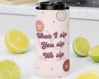 Niestandardowa chłodziarka do puszek, Disco Koozie, upominki na wieczór panieński, prezenty na wieczór panieński, dekoracje na wieczór panieński, wieczór panieński, wystrój w stylu disco