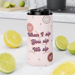 Custom Can Cooler, Disco Koozie, Bachelorette Party Favors, Bachelorette Gifts, Bachelorette Decorations, Bridal Party, Disco Theme Decor