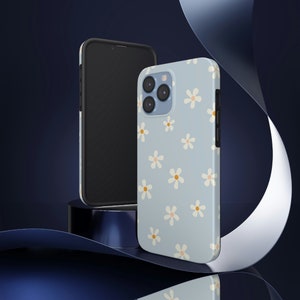 Estuche para teléfono con flores / Estuche para teléfono en colores pastel / Estuches para teléfono resistentes / iPhone 11, iPhone 12, iPhone 13, iPhone Xr, iPhone Xs, iPhone Xs Max imagen 3