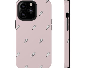 Etui Pastel PinkThunderbolt | Etui odporne na uderzenia | iPhone 11, iPhone 12, iPhone 13, Samsung Galaxy S21, Samsung Galaxy S22