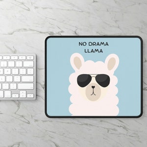 Llama Mouse Pad, Gaming Mouse Pad, Home Office Decor, Cute Mouse Pad, Office Mouse Pad, Kawaii Mouse Pad