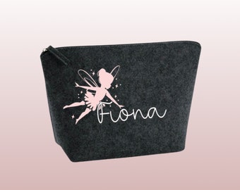 Personalized cosmetic bag / toiletry bag - fairy / gift / birthday