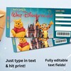 Christmas Disneyworld Ticket Printable Theme Park Surprise Reveal ...
