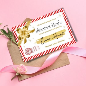 Personalisierte Valentinstag Überraschung enthüllen Ticket Geschenk Gutschein, Urlaub enthüllen Reise, personalisiertes Geschenk, Geburtstag enthüllen Geschenkkarte