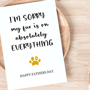 Il mio primo biglietto per la festa del papà felice dal cane, biglietto per il papà del cane, biglietto per la festa del papà dal cucciolo, biglietto divertente dal cane, miglior biglietto per il papà del cane