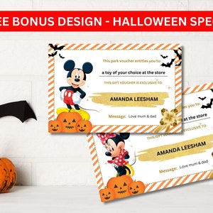 Disneyland Ticket Printable Surprise Spend Gift Coupons Vouchers Disney Ticket, Reveal Ticket, Birthday gift idea for Kids at Disney Parks
