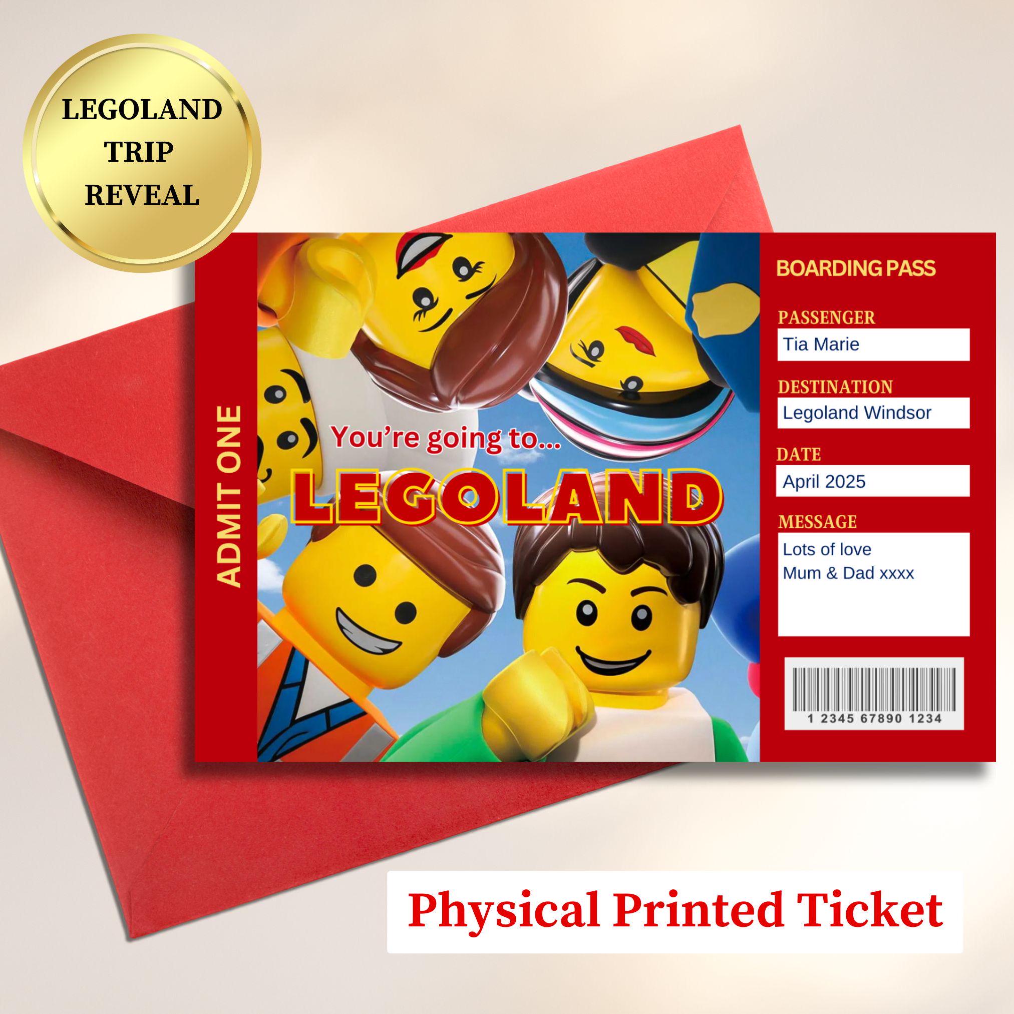 Legoland Tickets Etsy