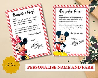 Lettera personalizzata di Topolino, lettera di compleanno di