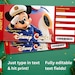 Christmas Disneyworld Ticket Printable Theme Park Surprise Reveal ...