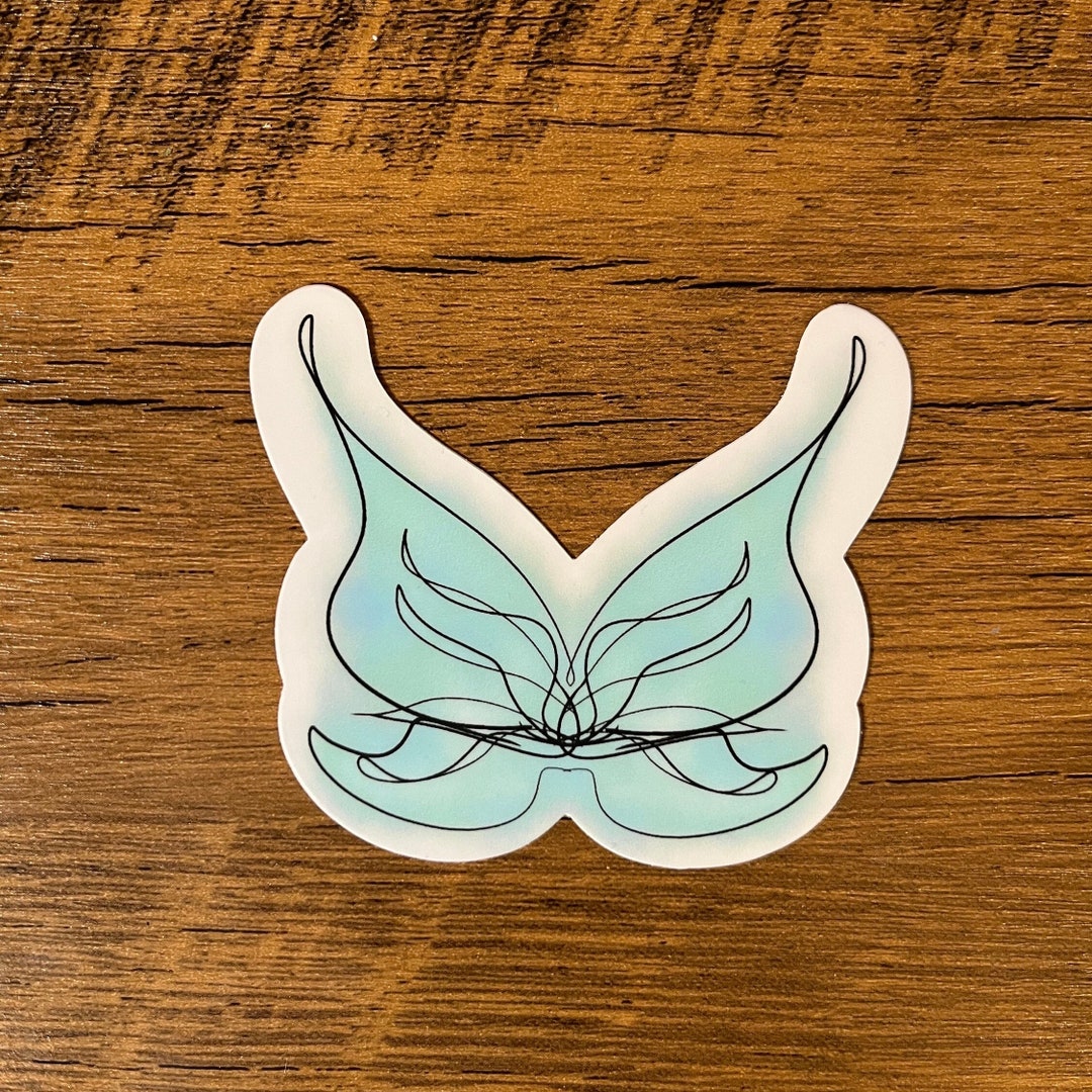 Blue Ice 3” Wing Sticker - Etsy