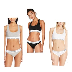 Buy Calvin Klein Underwear Women's Modern Cotton Bikini Briefs, White,  Medium at