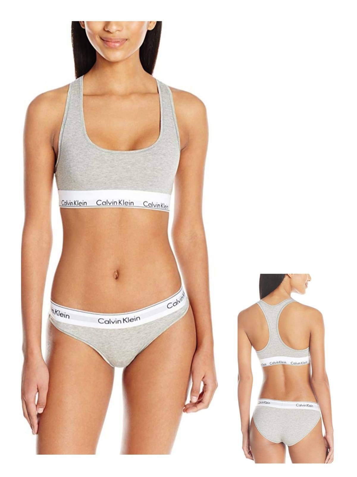 Aleefe - Calvin Klein Women's Modern Cotton bra panty set