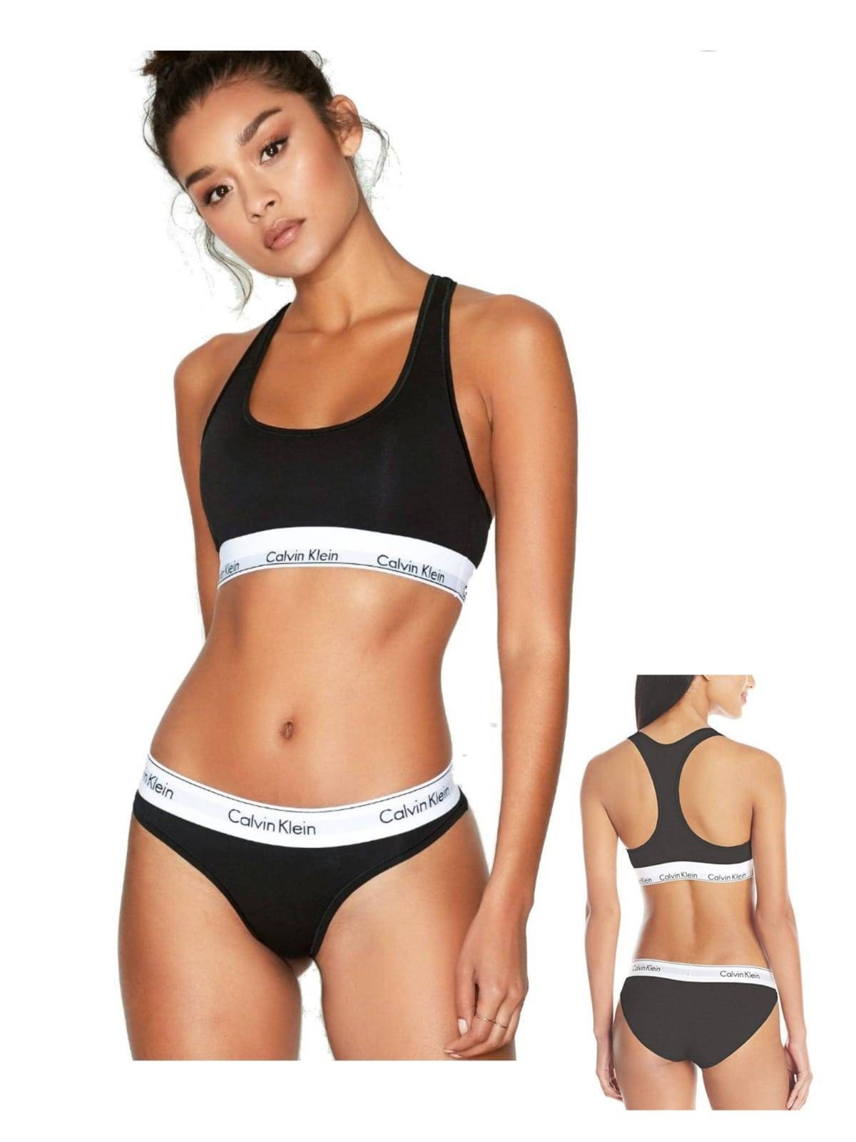 Calvin Klein Modern Cotton Bralette and Briefs Underwear Set