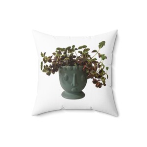 I woke up like this Throw Pillow