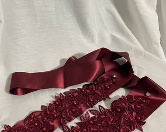 Kirmizi kurdale red ribbon wedding beads