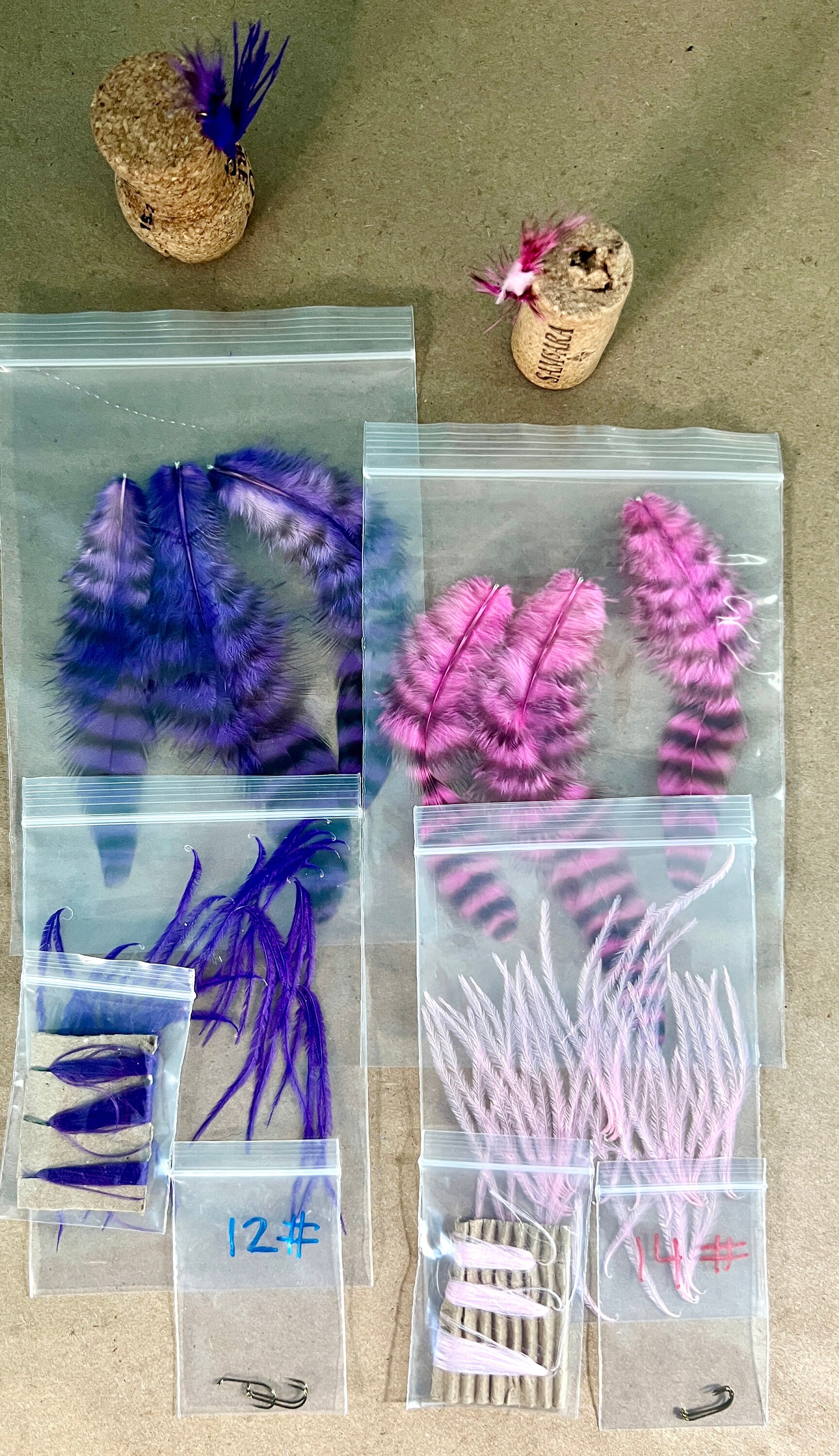 6 Handmade Dry and Wet Flies Plus Materials and Instructions Etsy