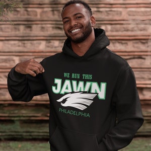 We Run This Jawn Hoodie, Go Birds Hoodie, Bird Gang Hoodie, Eagles, Philadelphia Eagles