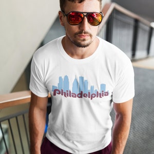 Philadelphia Baby Blue and Maroon Shirt, Philadelphia Baseball Shirt, Retro Phillies Color Philadelphia Tee, Classic Philly Baseball Shirt