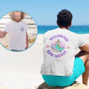 Wildwood Beach 2023 T-Shirt, NJ Beaches T-Shirt, Jersey Shore Shirt, am Ufer entlang, New Jersey Shore Shirt, NJ Beaches T-Shirt